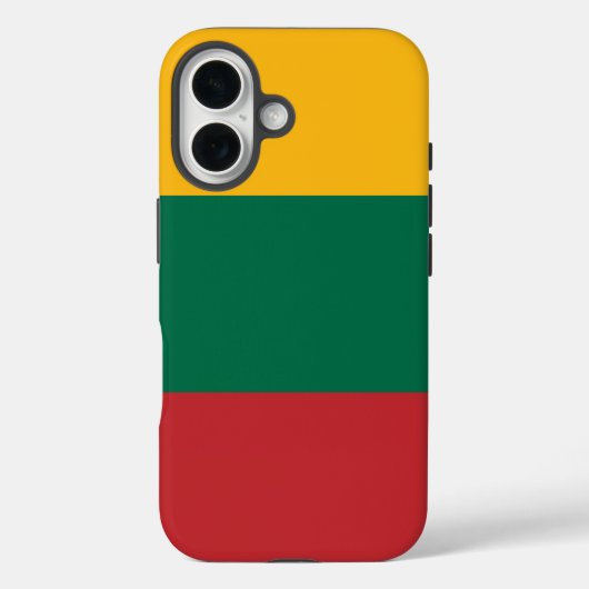Vlag van Litouwen Case-Mate iPhone Case (Achterkant)