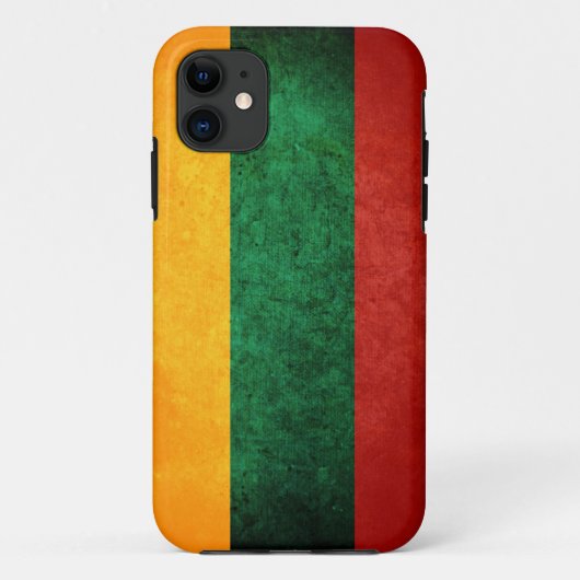 Vlag van Litouwen Case-Mate iPhone Case (Achterkant)