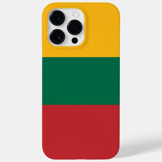Vlag van Litouwen Case-Mate iPhone Case (Achterkant)
