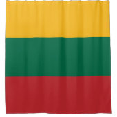 Vlag van Litouwen Douchegordijn (Voorkant)