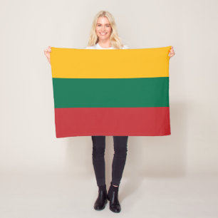 Vlag van Litouwen Fleece Deken