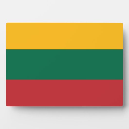 Vlag van Litouwen Fotoplaat (voorkant)