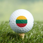 Vlag van Litouwen Golfballen (Insitu Shirt)