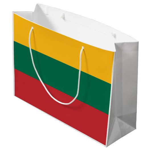 Vlag van Litouwen Groot Cadeauzakje (Achterkant Gekanteld)