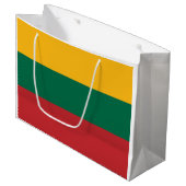 Vlag van Litouwen Groot Cadeauzakje (Voorkant Gekanteld)
