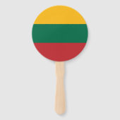 Vlag van Litouwen Handwaaier (Voorkant)