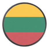 Vlag van Litouwen Hockey Puck (Voorkant)