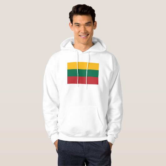 Vlag van Litouwen Hoodie (Voorkant volledig)