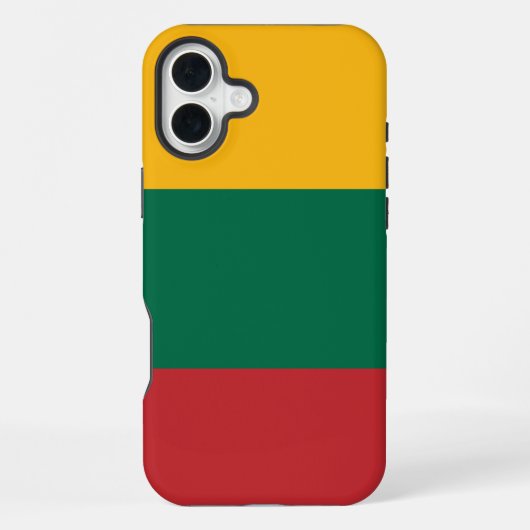 Vlag van Litouwen iPhone Hoesje (Achterkant)