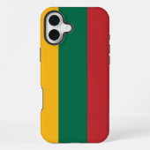 Vlag van Litouwen iPhone Hoesje (Achterkant)