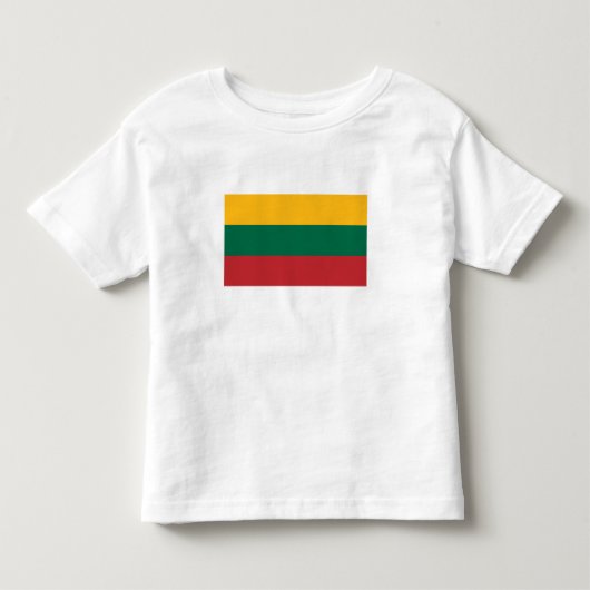 Vlag van Litouwen Kinder Shirts (Voorkant)