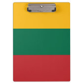 Vlag van Litouwen Klembord (Voorkant)