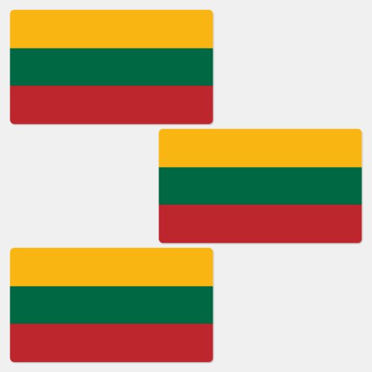Vlag van Litouwen Labels (Groep)