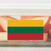 Vlag van Litouwen Labels (Aangebracht)
