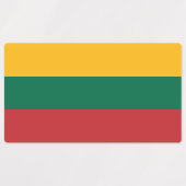 Vlag van Litouwen Labels (Design 1)