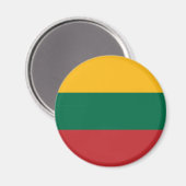 Vlag van Litouwen Magneet (Voorkant / Achterkant)