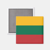 Vlag van Litouwen Magnet (Voorkant / Achterkant)