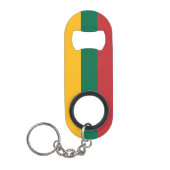 Vlag van Litouwen Mini Flessenopener (Voorkant)