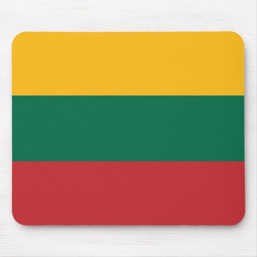 Vlag van Litouwen Muismat (Voorkant)