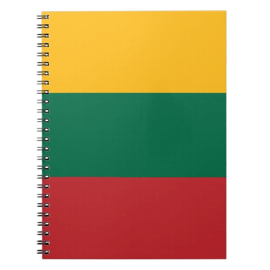 Vlag van Litouwen Notitieboek (Voorkant)