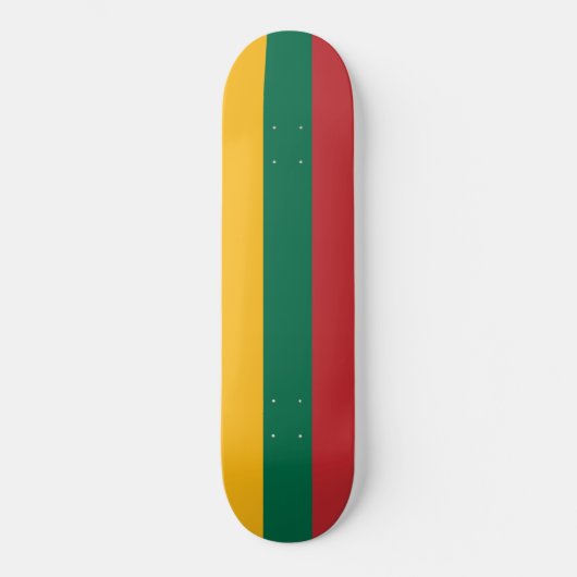 Vlag van Litouwen Persoonlijk Skateboard (Voorkant)