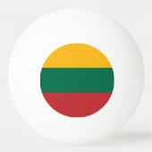 Vlag van Litouwen Pingpongbal (Achterkant)