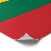 Vlag van Litouwen Poster (Hoek)