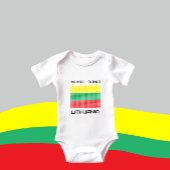 Vlag van Litouwen Romper