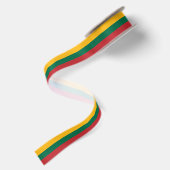 Vlag van Litouwen Satijnen Lint (Achterkant)