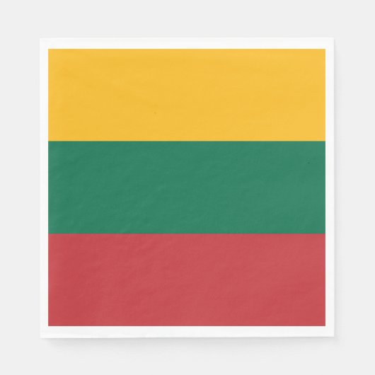 Vlag van Litouwen Servet (Voorkant)