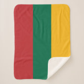 Vlag van Litouwen Sherpa Deken (Voorkant)