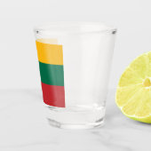Vlag van Litouwen Shot Glas (Rechts)