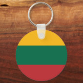 Vlag van Litouwen Sleutelhanger (Voorkant)