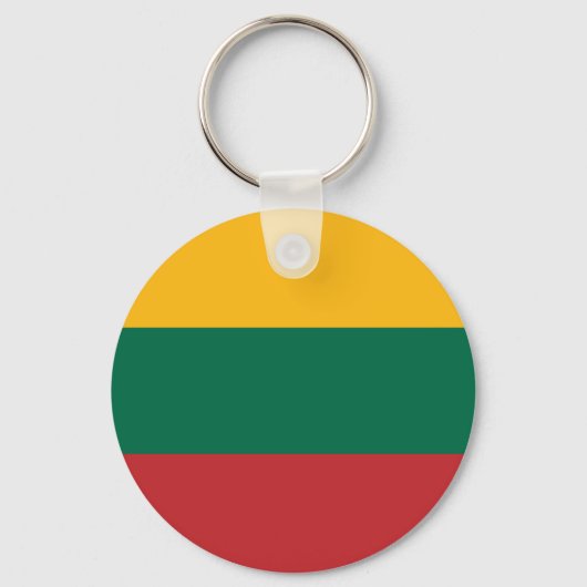 Vlag van Litouwen Sleutelhanger (Voorkant)