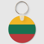 Vlag van Litouwen Sleutelhanger (Achterkant)