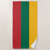 Vlag van Litouwen Strandlaken (Voorkant)