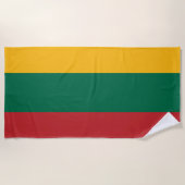 Vlag van Litouwen Strandlaken (Voorkant)