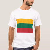 Vlag van Litouwen T-shirt (Voorkant)