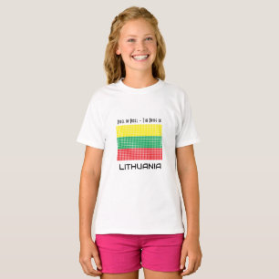Vlag van Litouwen T-shirt