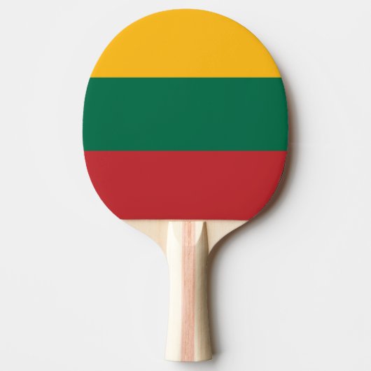 Vlag van Litouwen Tafeltennisbatje (Voorkant)