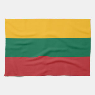 Vlag van Litouwen Theedoek