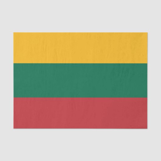Vlag van Litouwen Tissuepapier (Voorkant)
