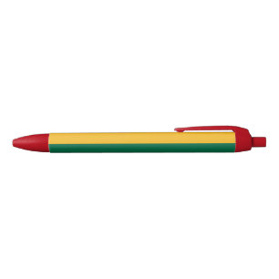 Vlag van Litouwen Zwarte Inkt Pen