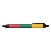 Vlag van Litouwen Zwarte Inkt Pen (Bovenkant)