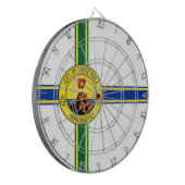 Vlag van Little Rock (Arkansas) Dartbord (Voorkant Links)