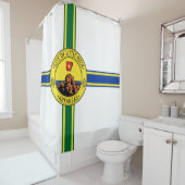 Vlag van Little Rock (Arkansas) Douchegordijn (In situ)