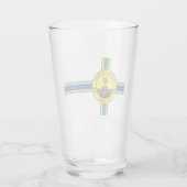 Vlag van Little Rock (Arkansas) Glas (Achterkant)