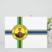 Vlag van Little Rock (Arkansas) Kaart (Staand voorkant)
