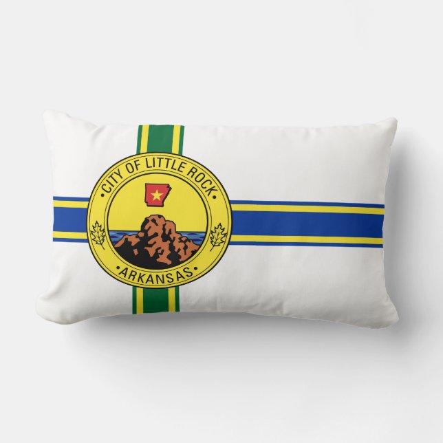 Vlag van Little Rock (Arkansas) Kussen (Voorkant)