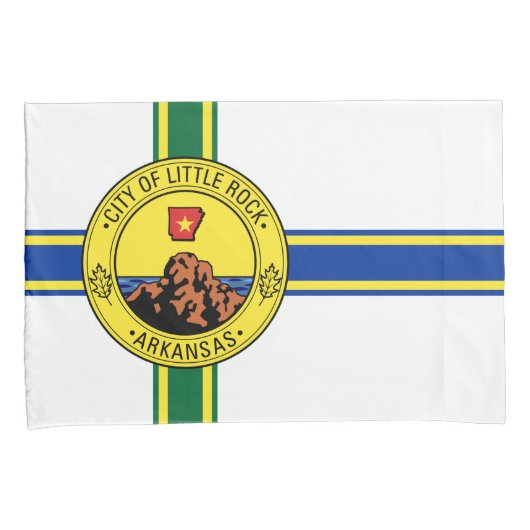 Vlag van Little Rock (Arkansas) Kussensloop (Voorkant-Rechts)